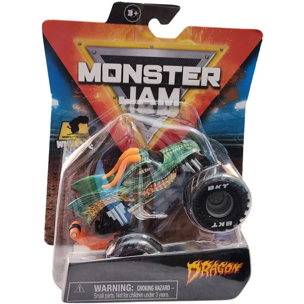 Monster Jam Megalodon Max-D Dragon‎ Calavera Zombie Die-Cast Trucks